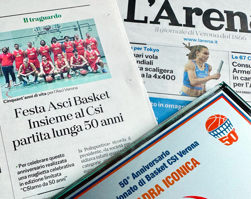 Asci Basket, con il CSI Verona una partita lunga 50 anni.